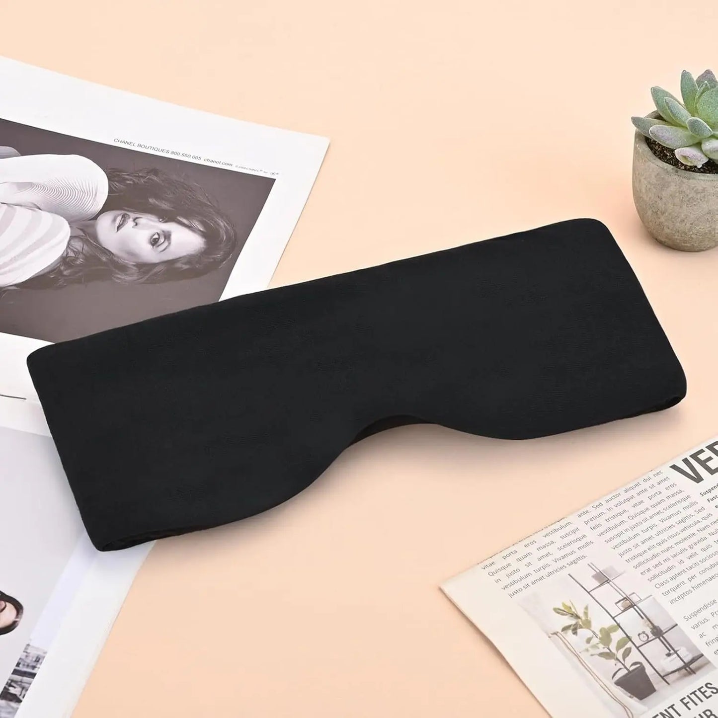 Dawndesslo 3D Contoured Travel Pillow Sleep Mask Comfort