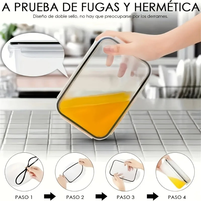 BPA-Free Food Storage Set With 24 Airtight Containers And Lids