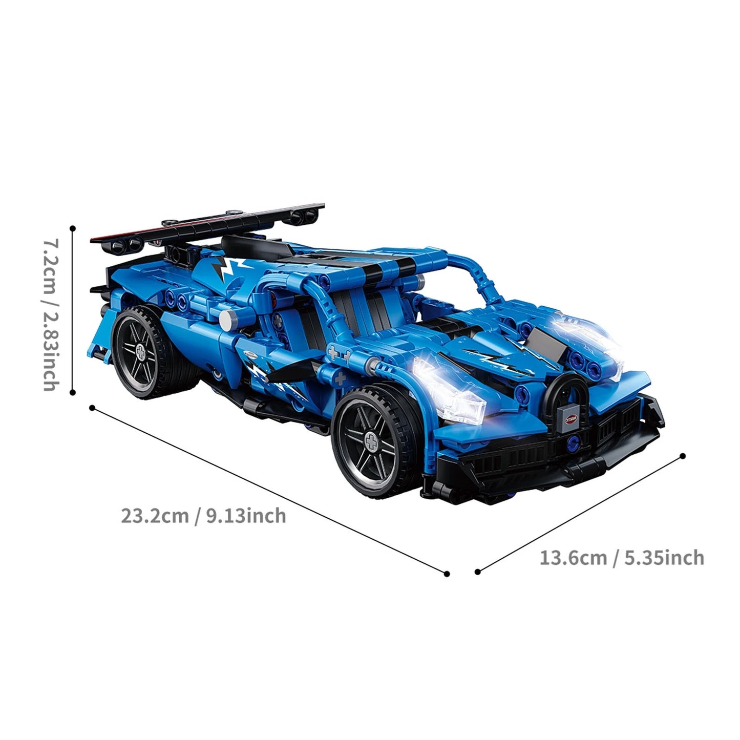 WLtoys Pull Back Car Building Block Kit for Kids Racing