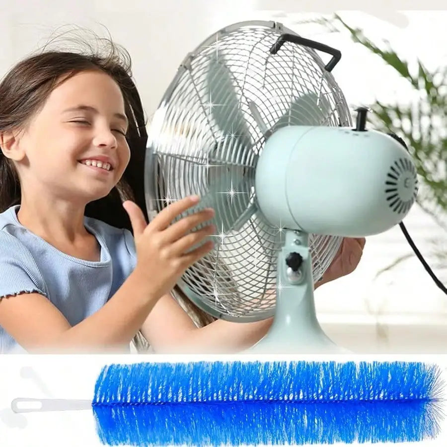 Fan Cleaner Brush Cobweb Duster Microfiber Ceiling Curtains 2 Pack