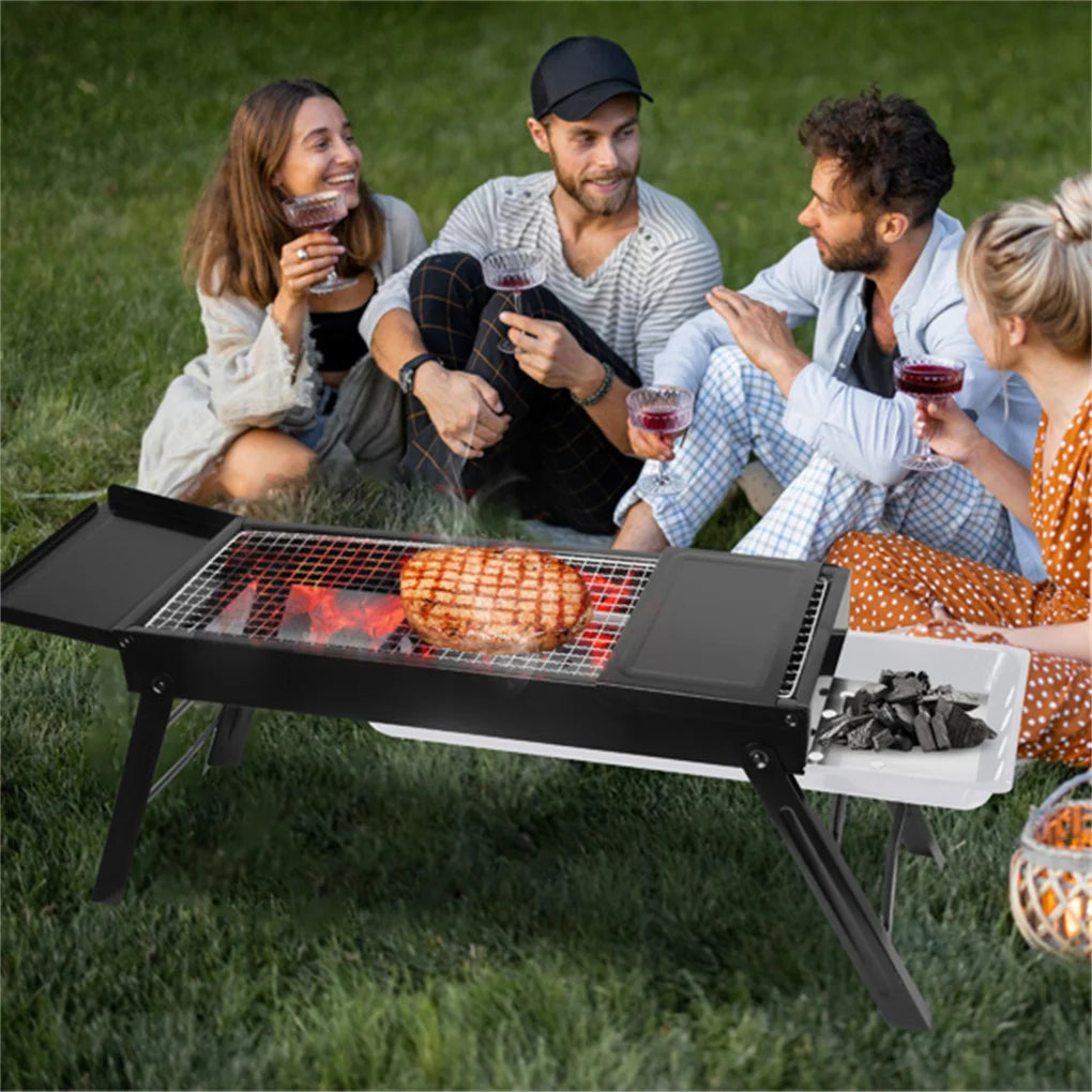 Portable Foldable BBQ Grill Outdoor Camping Hibachi Kabob