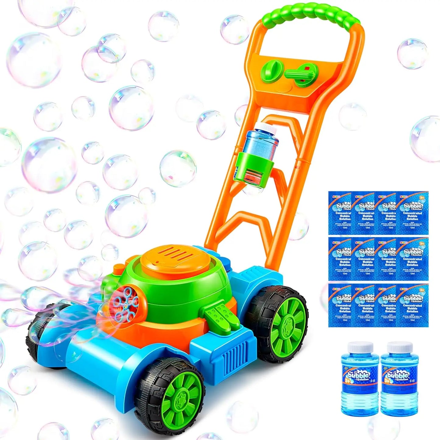 Joyfy Bubble Lawn Mower Bubble Machine For Kids Outdoor Toy