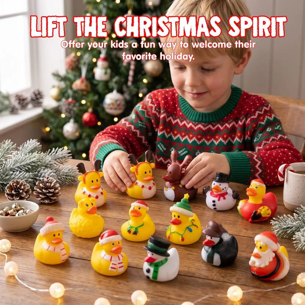 Joyfy Christmas Duck Toy Set