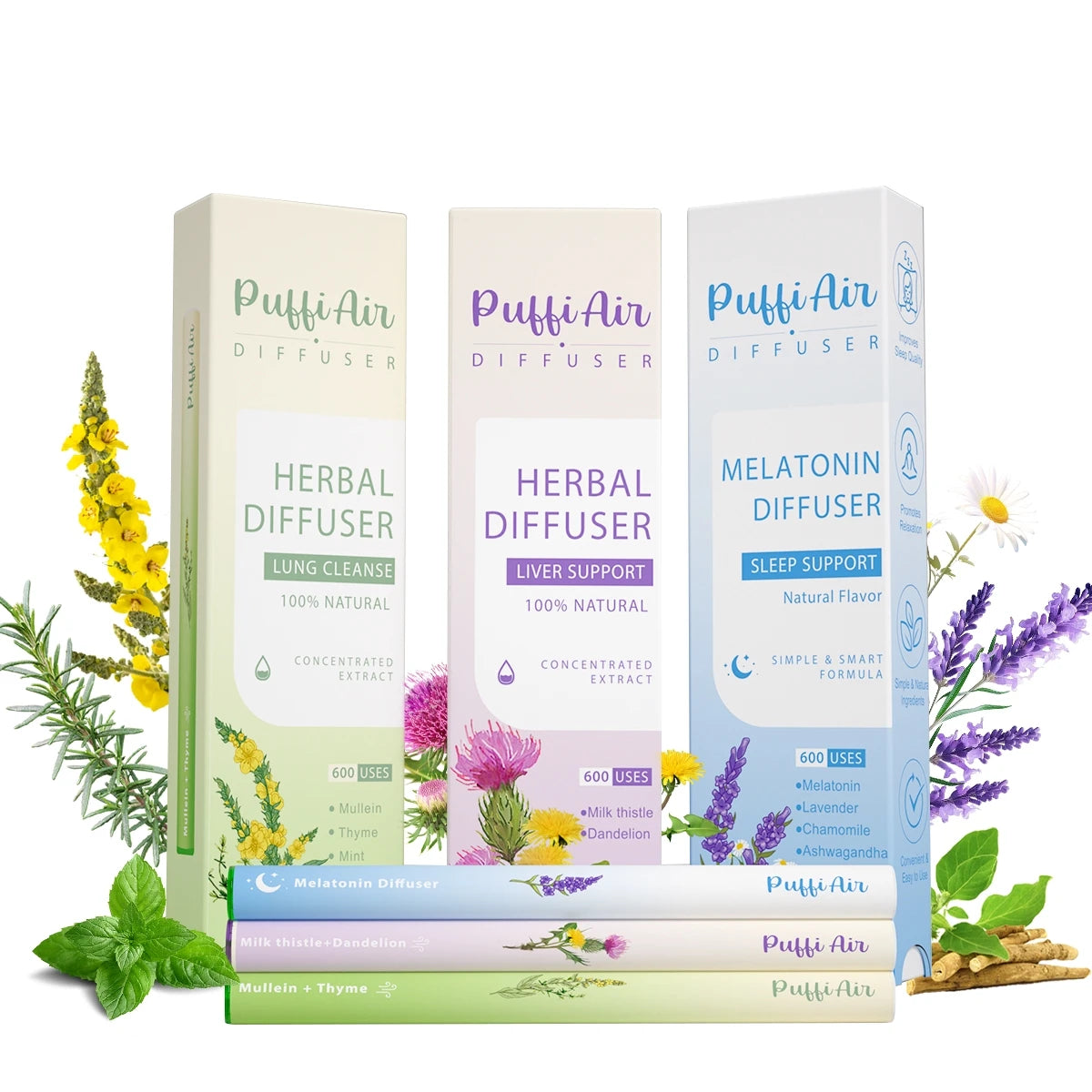 Upgraded Herbal Aromatherapy Diffuser For Breathing Support And Lung Cleansing