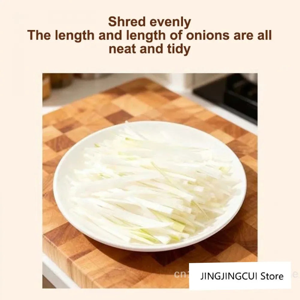 Scallion Cutter and Onion Cutter Stainless Steel Vegetable Slicer