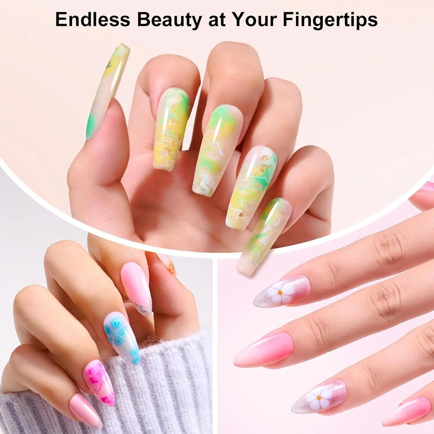 Makartt Blooming Gel Polish UV Soak Off Nail Gel Brush