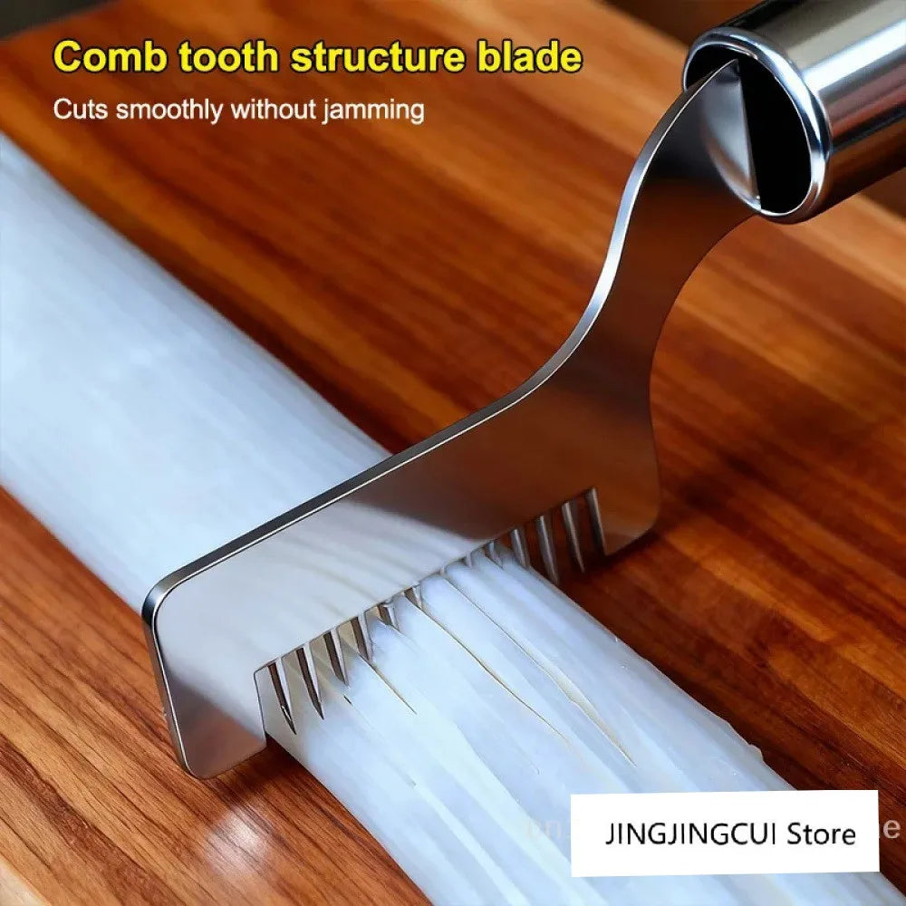Scallion Cutter and Onion Cutter Stainless Steel Vegetable Slicer