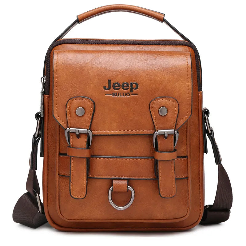 Jeep Buluo Multi Function Business Messenger Bag For Men
