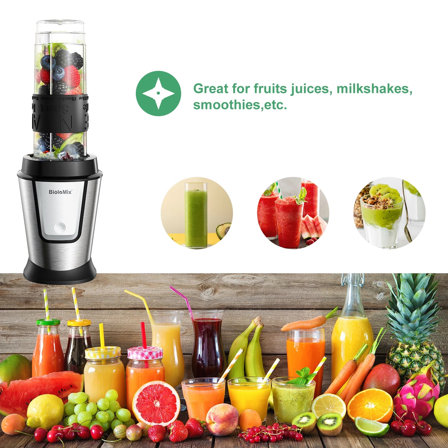 Biolomix 3-In-1 Multifunctional Food Processor 700W