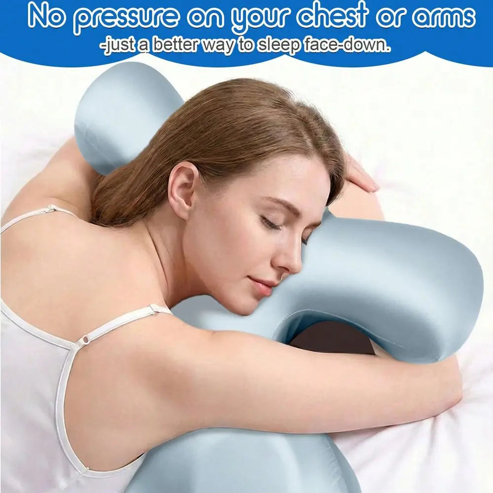 Memory Pillow For Side And Stomach Sleepers With Anti Wrinkle