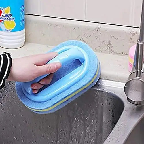 All Purpose Cleaning Brush For Bathroom Kitchen With Ergonomic Handle