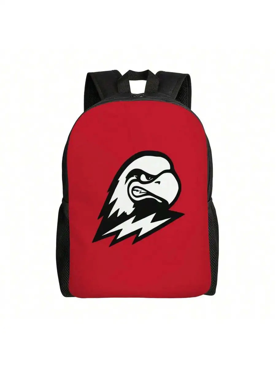 Logo Backpack For Adults Unisex Casual School Travel Bag Polyester