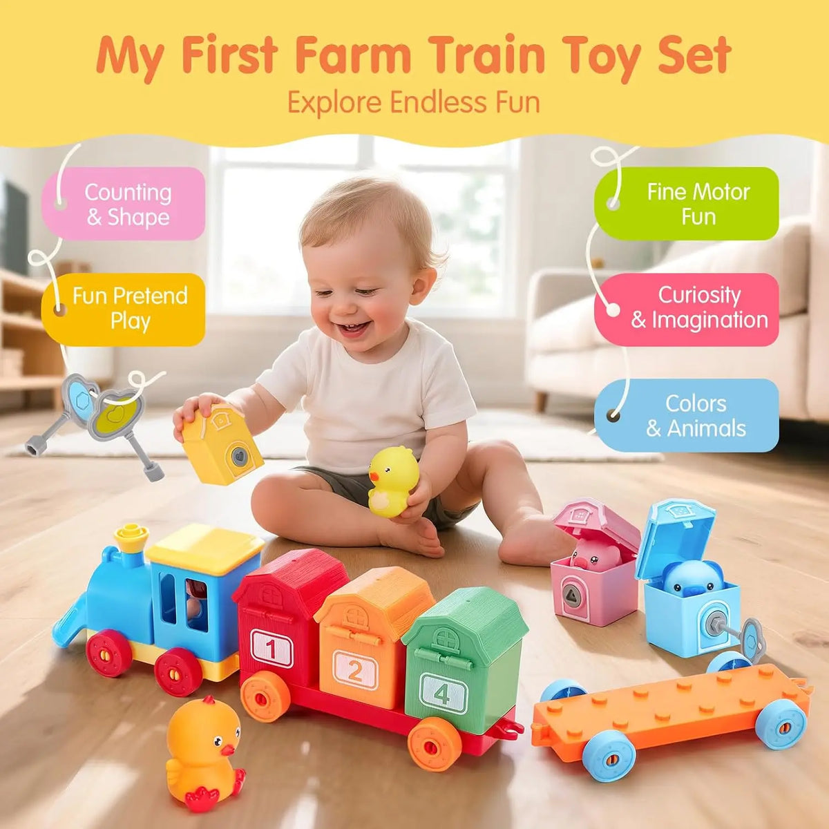 TOPLIVING Counting and Sorting Train Set
