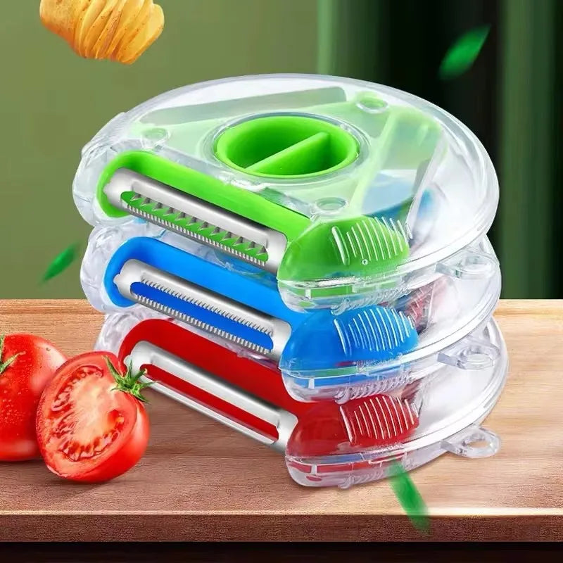 YOCITY 3in1 Magic Trio Peeler Slicer Shredder Julienne Cutter