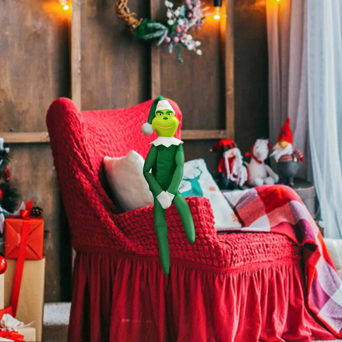 Christmas Elf Decorative Figure