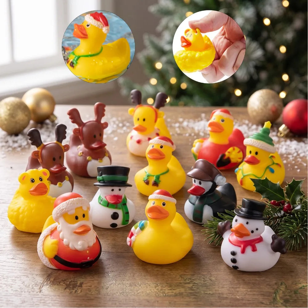 Joyfy Christmas Duck Toy Set
