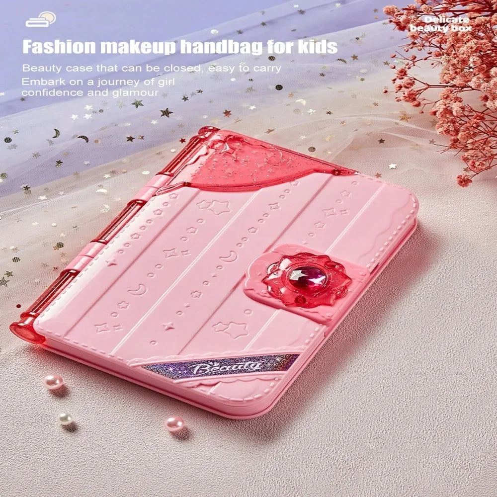 Kids Makeup-Themed Kit With Mirror and Storage Case