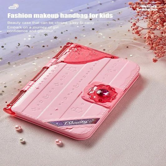 Kids Makeup-Themed Kit With Mirror and Storage Case