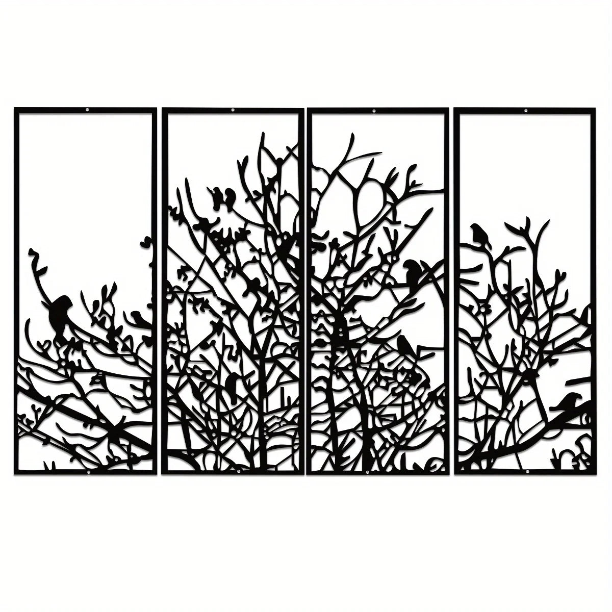 Modern Metal Tree of Life Wall Art Minimalist Home Decor