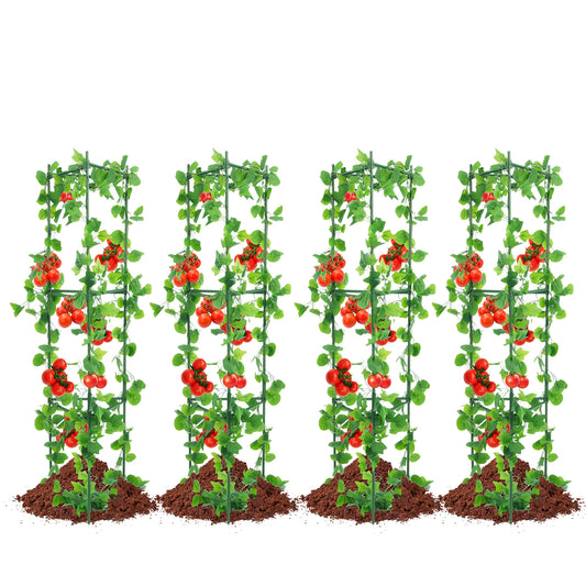 SucceBuy Tomato Cages For Garden Trellis Plant Support