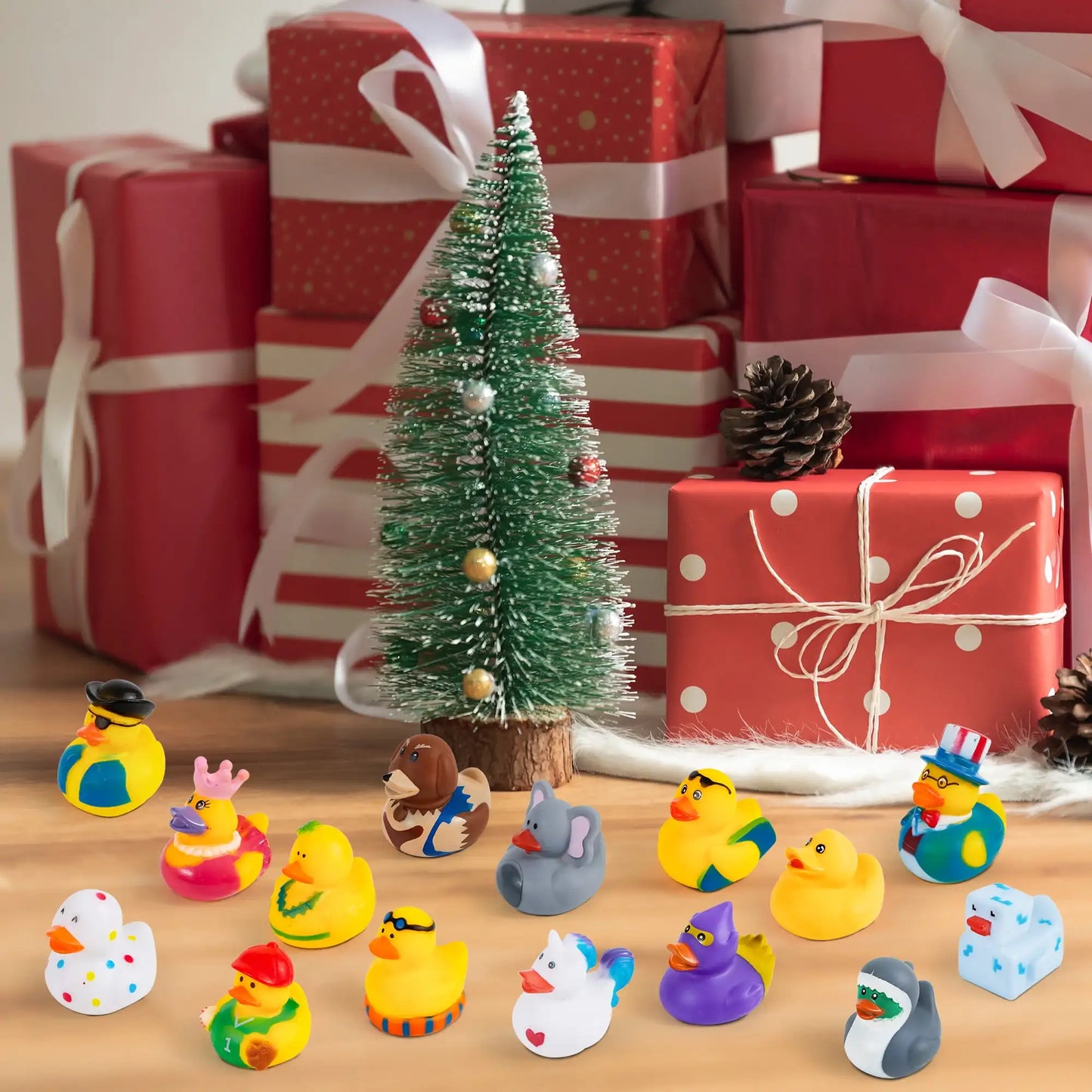 Joyfy 120 Pack Rubber Ducks Assortment For Bath Time Fun