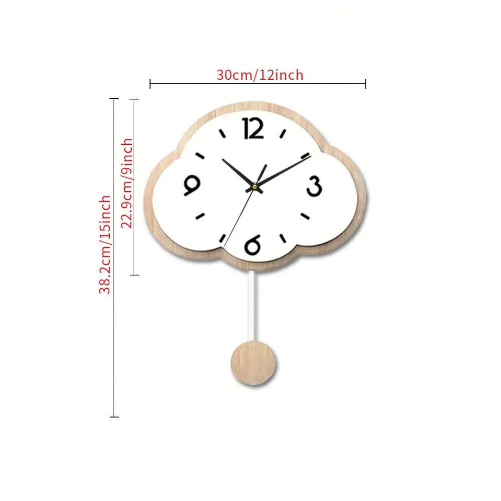 XMSJ Cloud Shaped Wall Clock