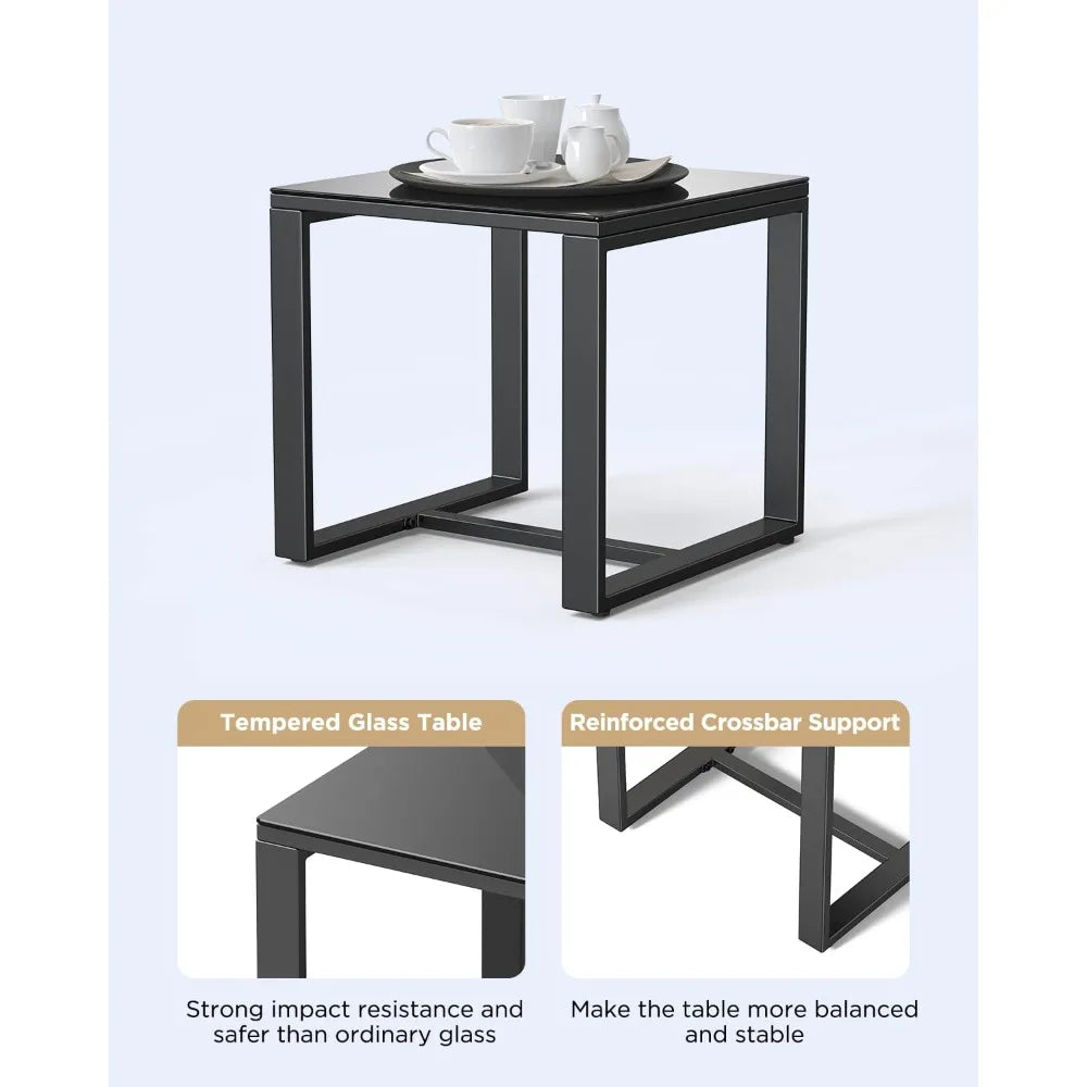 Rocking Bistro Patio Set With Coffee Table For Garden