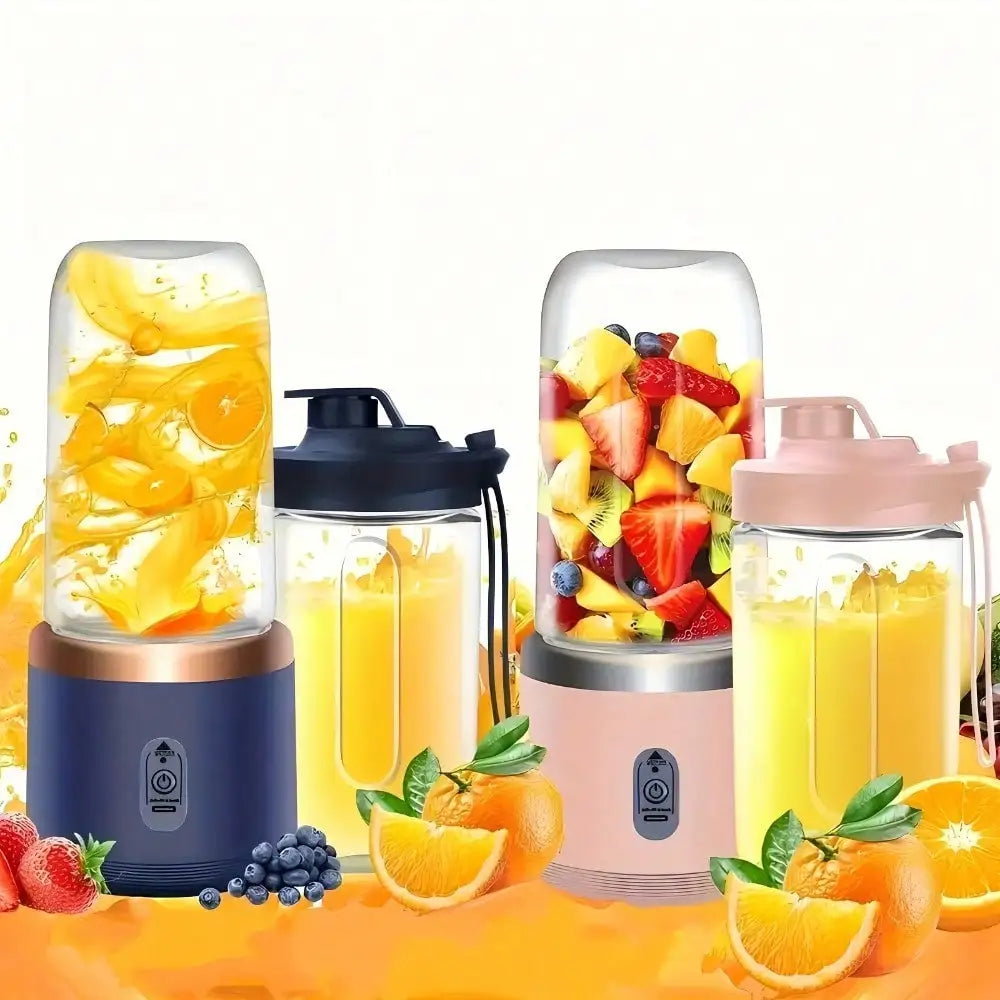 Portable USB Juicer Dual Cups Detachable Easy Clean Blender