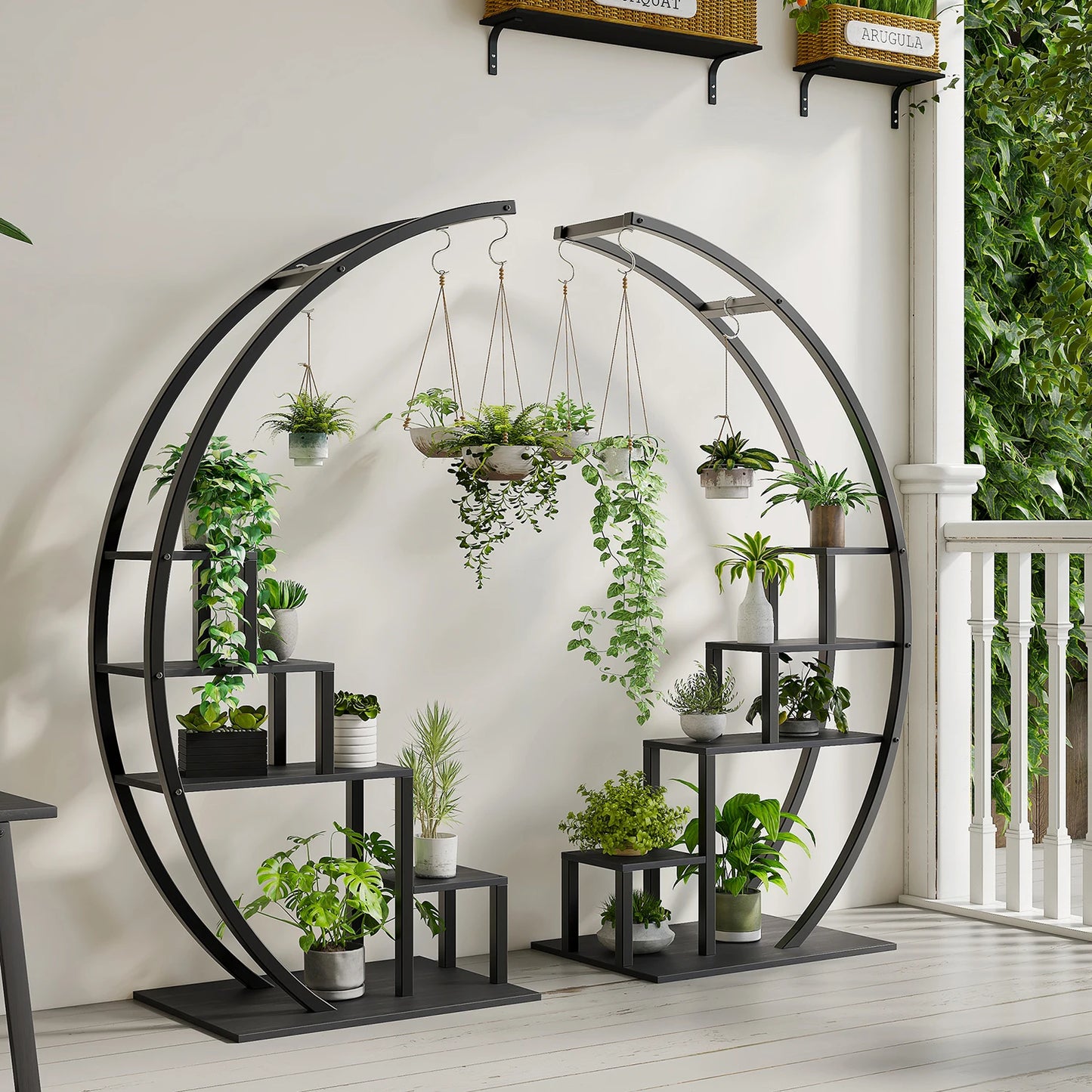 TWISTER.CK 2 Pack 5-Tier Indoor Plant Stand
