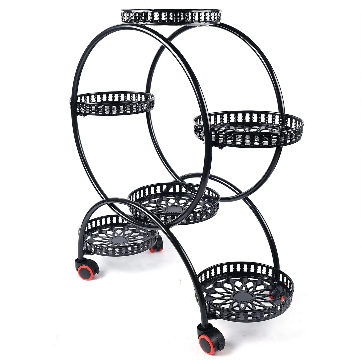 Metal Plant Stand for 6 Pots Patio and Living Room