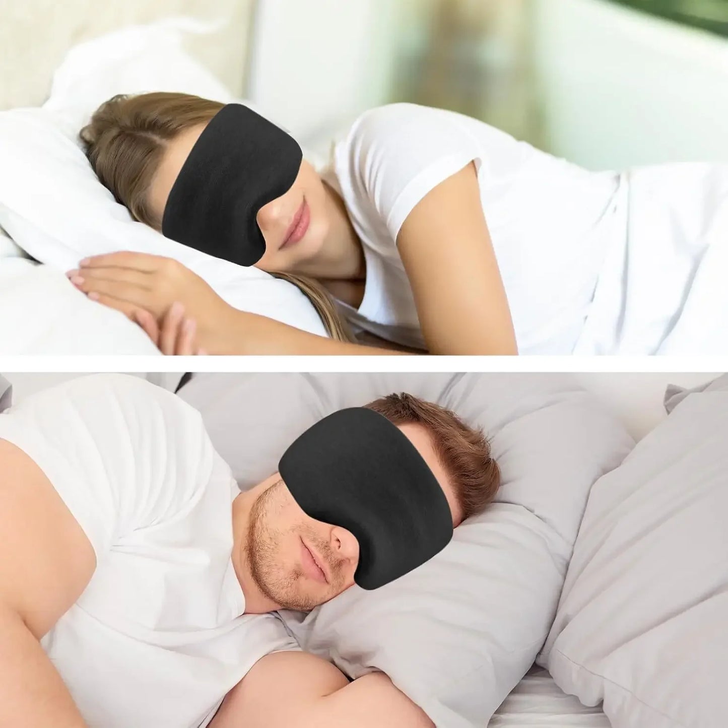 Dawndesslo 3D Contoured Travel Pillow Sleep Mask Comfort