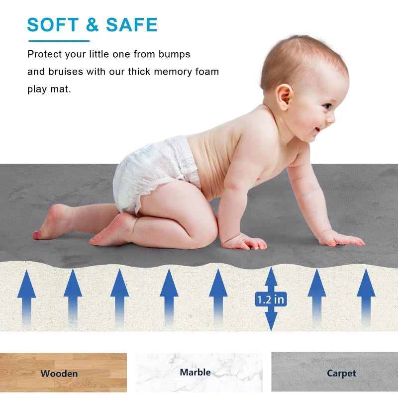 Japanese Tatami Rug Padded Foam Play Mat For Kids Baby