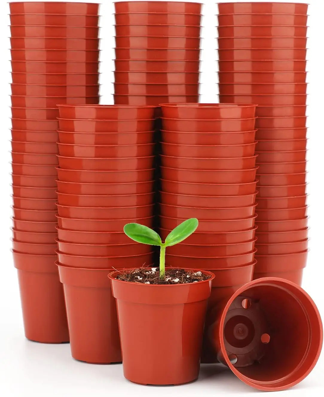Plastic Plant Nursery Pots For Succulents Seed Starting And Cuttings