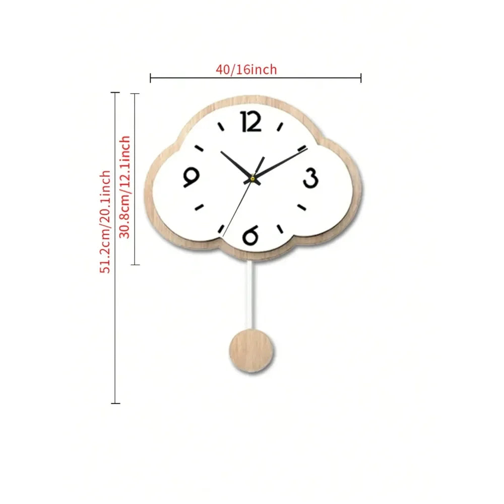 XMSJ Cloud Shaped Wall Clock