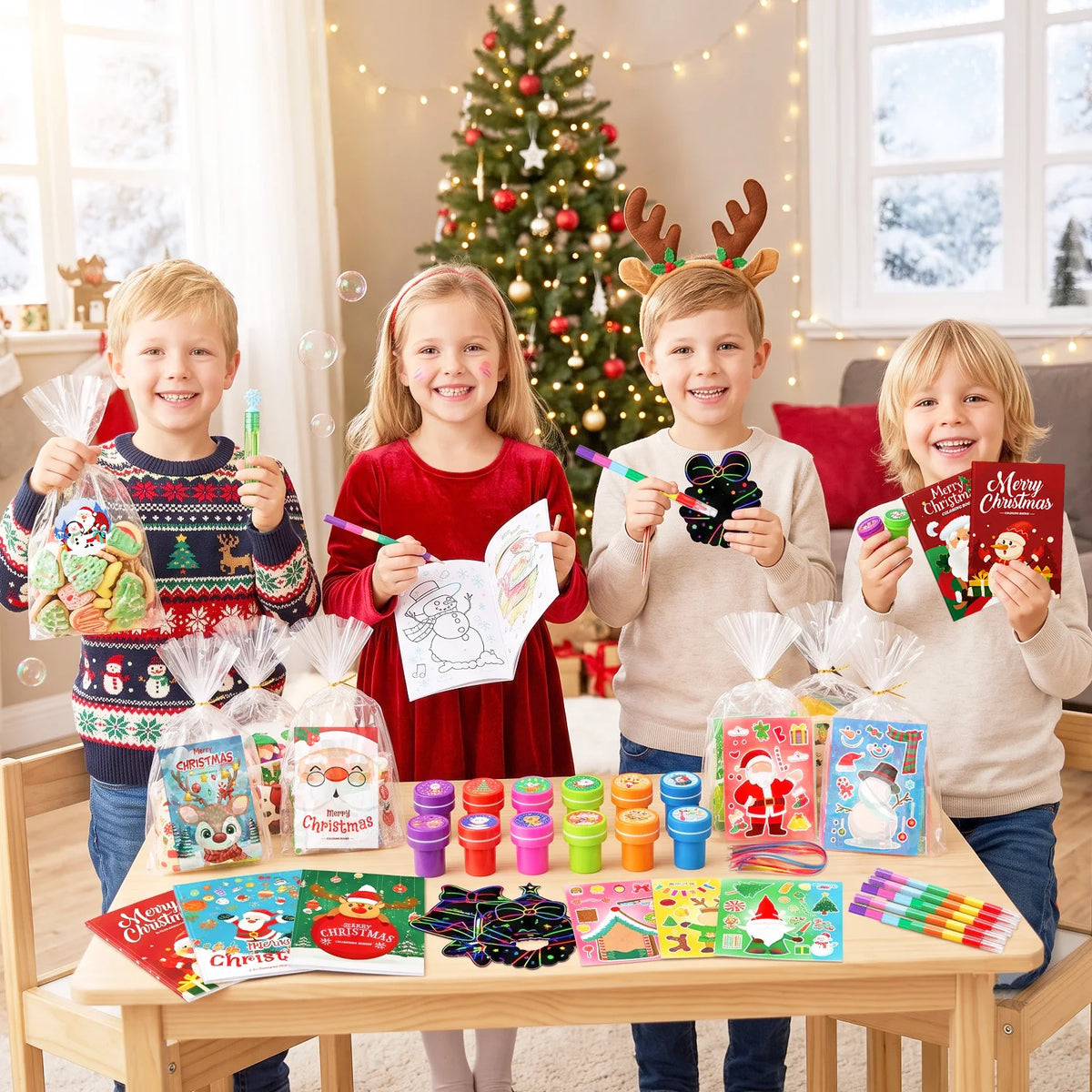 Christmas Party Favor and Activity Set