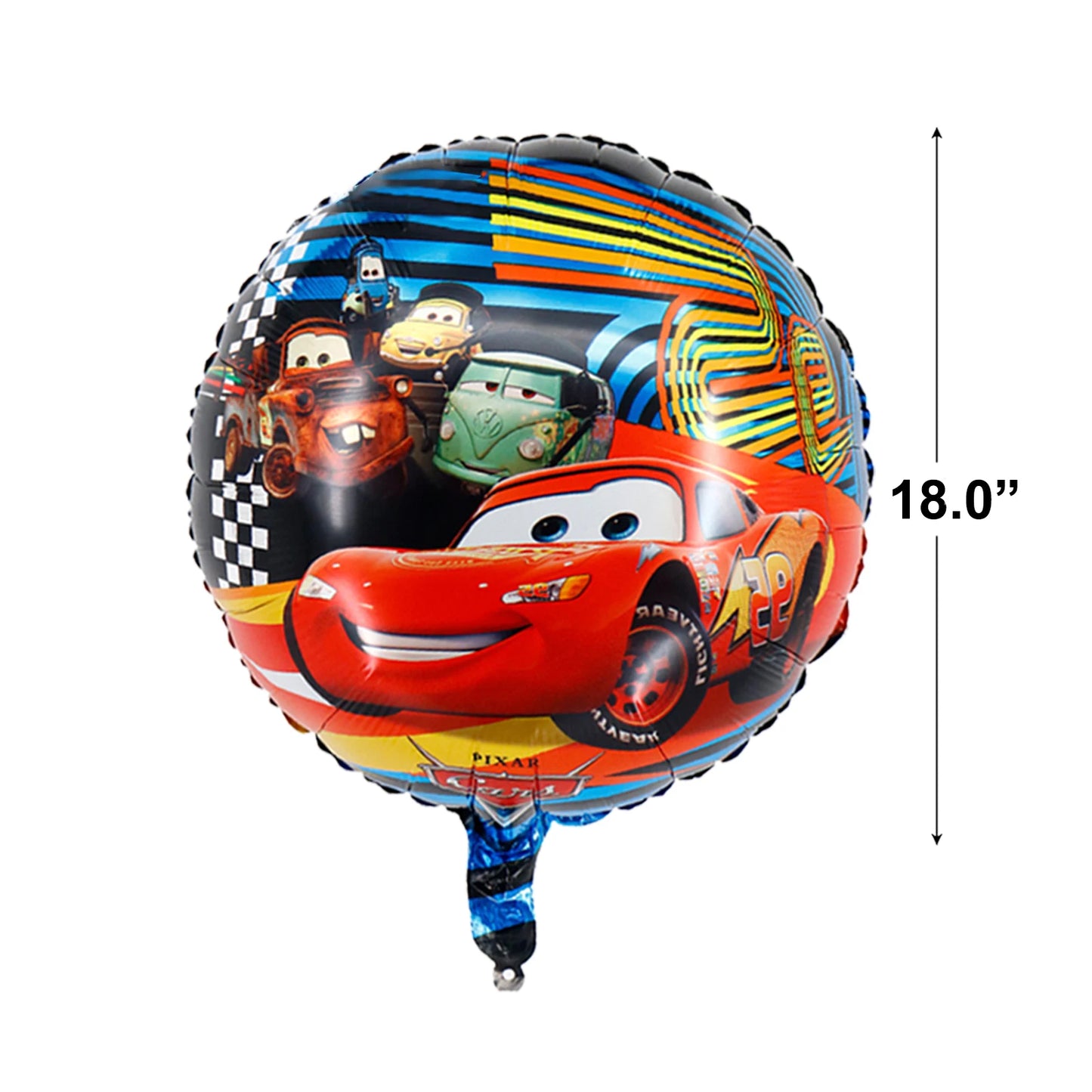 Disney Cartoon Car Decoration Balloons 8Pc Foil Car Theme Party