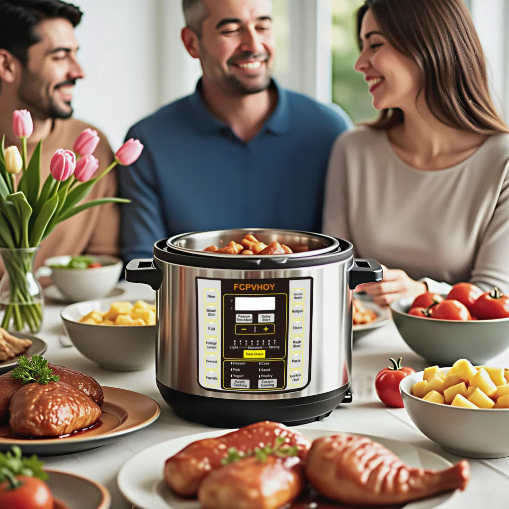 Electric Pressure Cooker 9-in-1 Instant Multi Cooker Stainless Steel 304