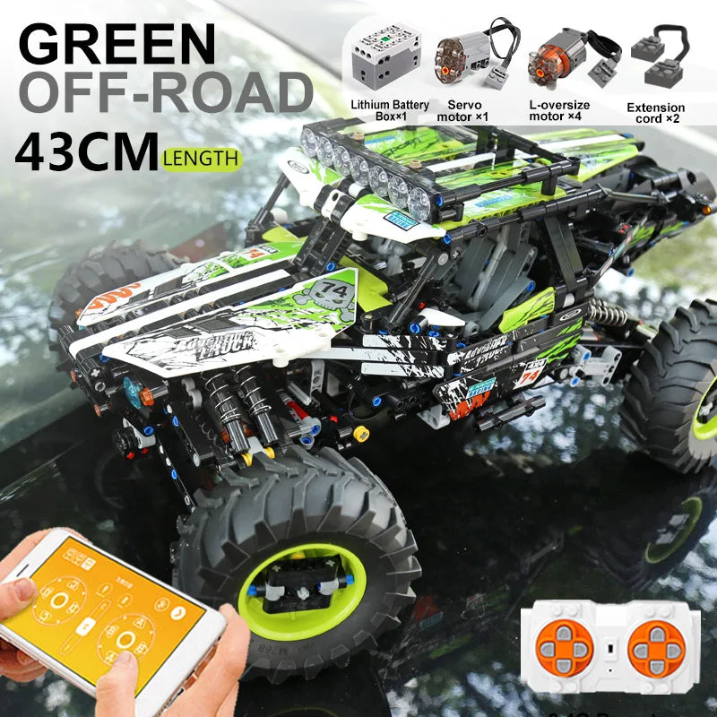 MOULD KING 18002 4WD RC Buggy Building Block Set Gift