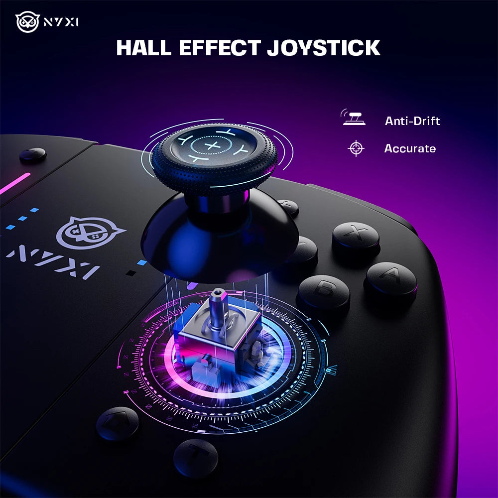 NYXI Hyperion Pro Wireless Controller for Nintendo Switch Hall Joysticks