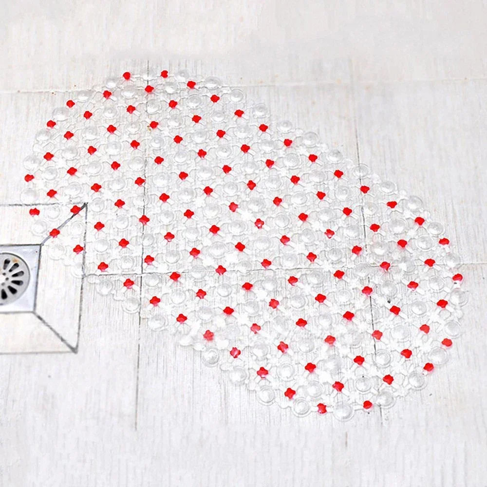 PVC Anti Skid Bath Mat With Suction Cups Anti Slip