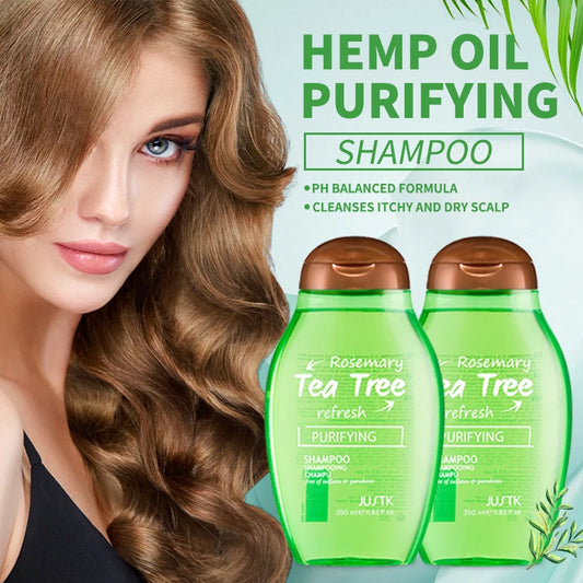 JUSTK Tea Tree Oil AntiDandruff Shampoo Maintains Scalp Balance