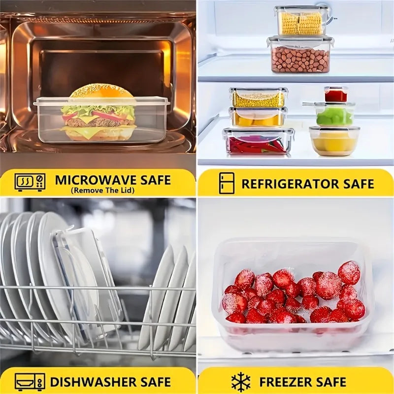 BPA Free Food Storage Set With 24 Airtight Containers