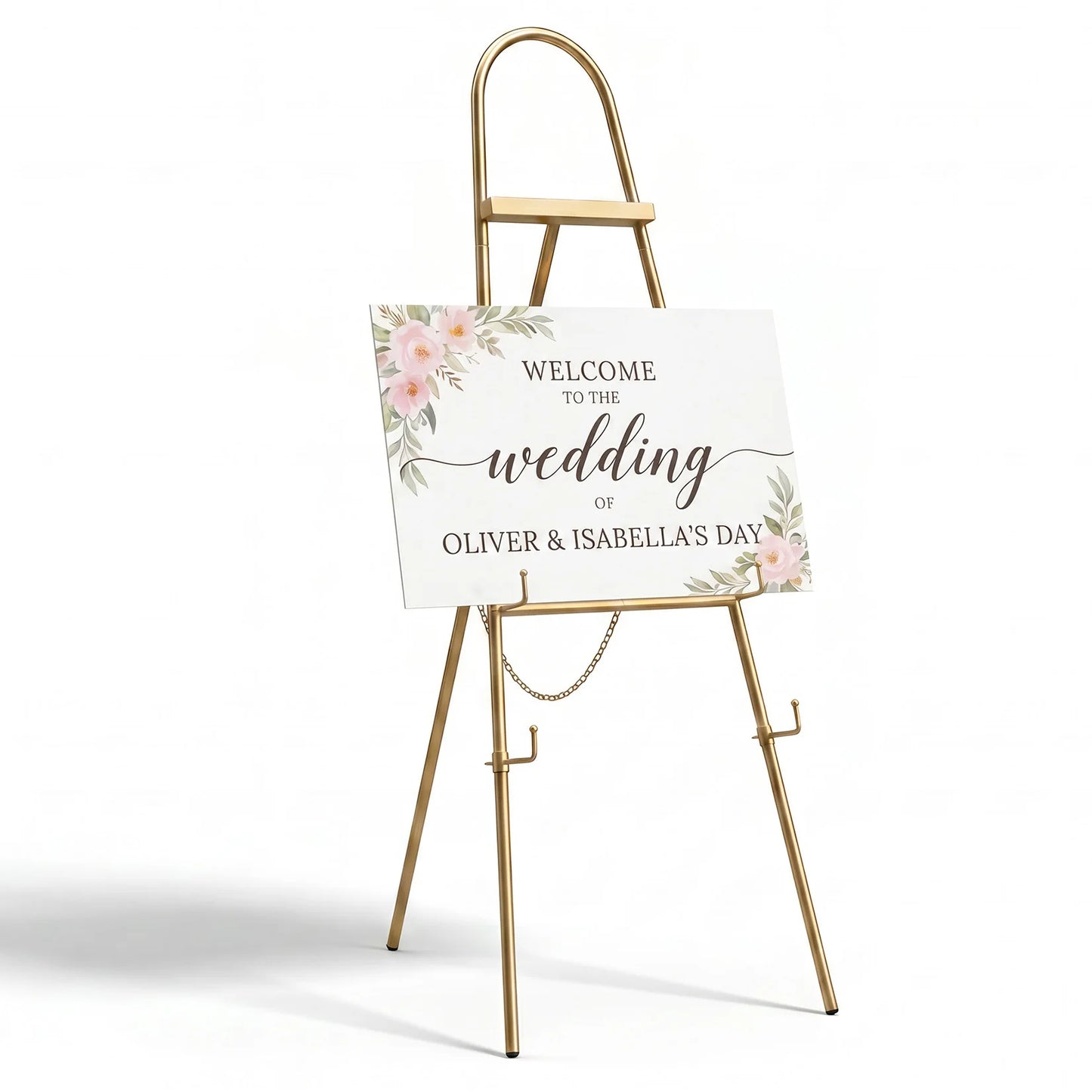 Adjustable Metal Easel Stand Collapsible Tripod Display For Signs Posters
