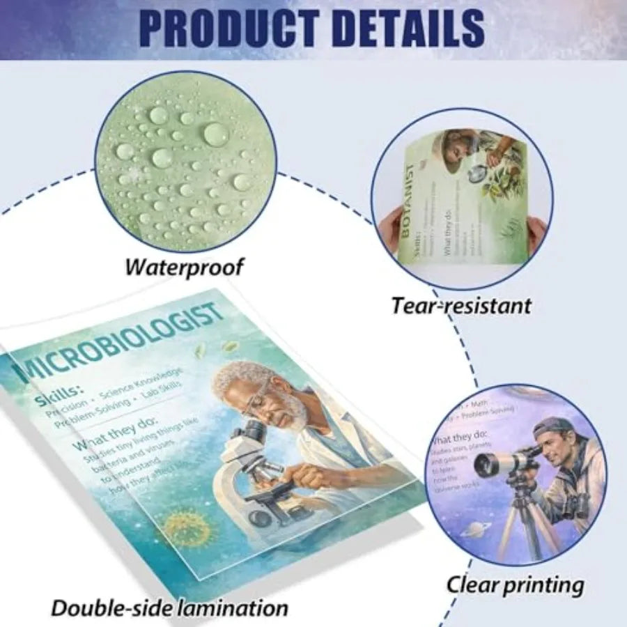 Career In Science Posters For Classroom STEAM Education