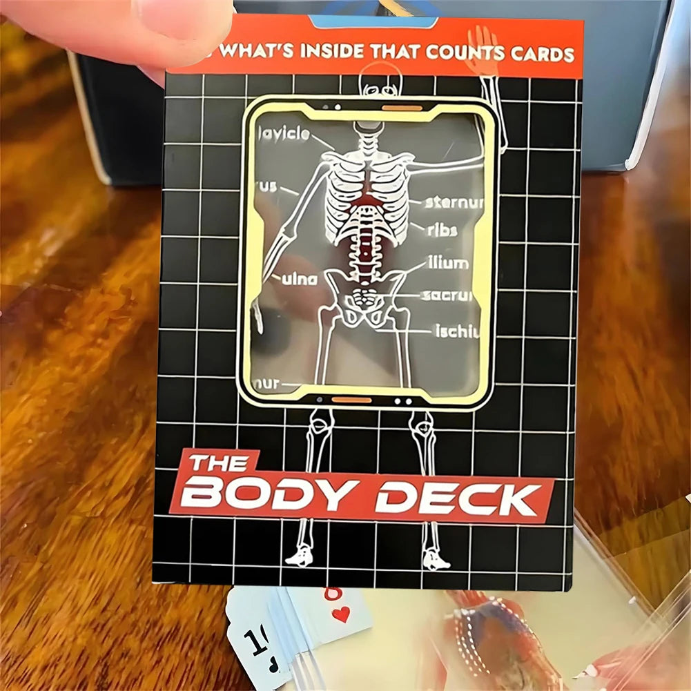 APWIKOGER Transparent Human Anatomy Playing Cards for Education Fun