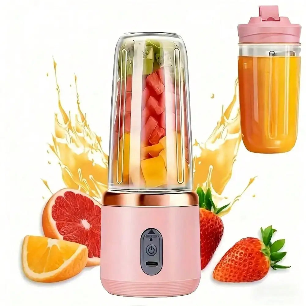 Portable USB Juicer Dual Cups Detachable Easy Clean Blender