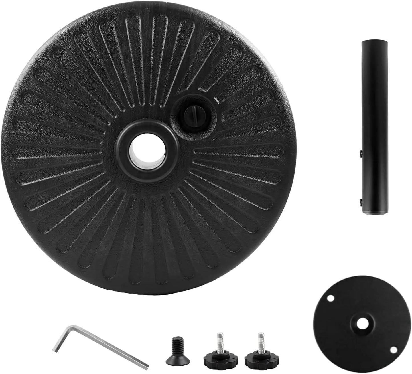Weighted Outdoor Umbrella Base Sand Water Fillable Anti Wind Stand