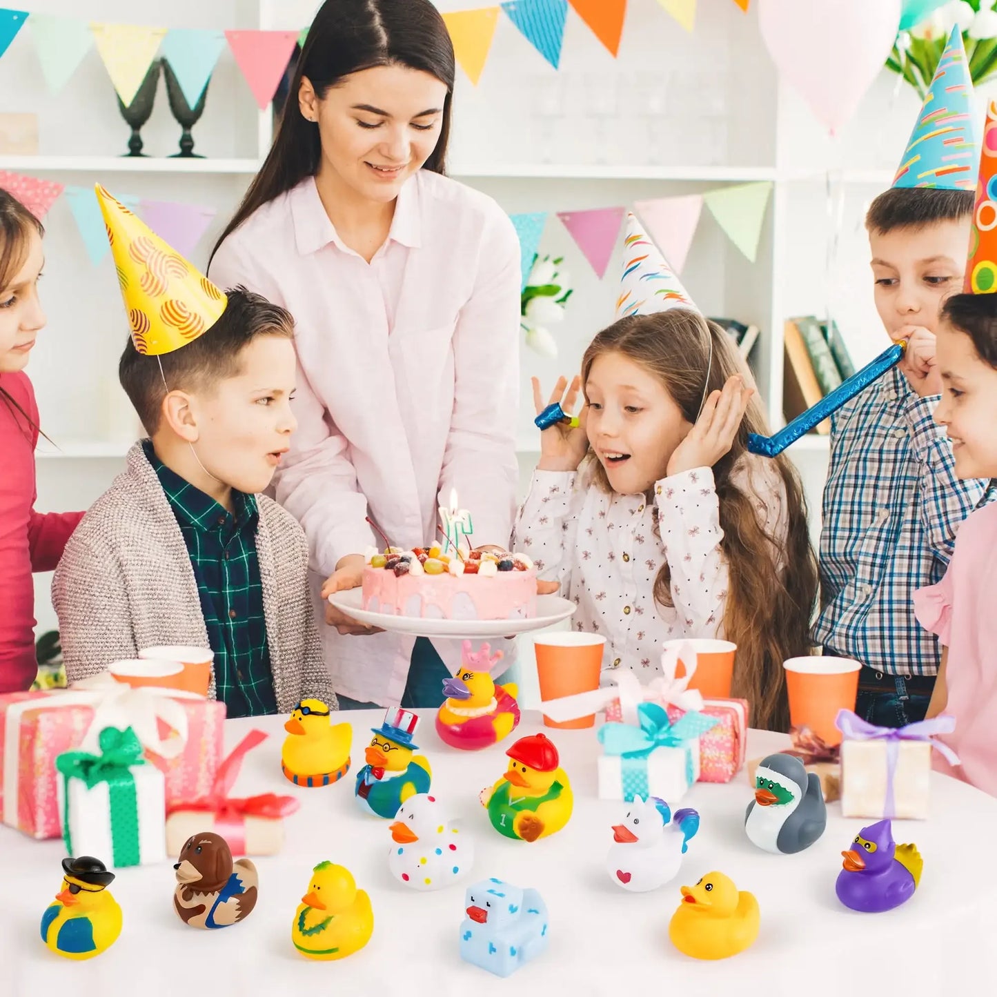 Joyfy Random Rubber Ducks Assortment Bath Toys For Kids