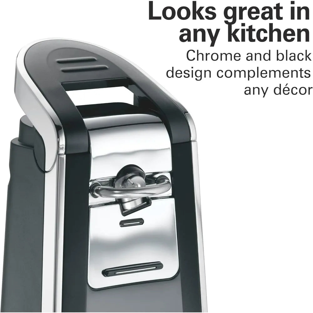 Smooth Touch Electric Automatic Can Opener With Push Lever