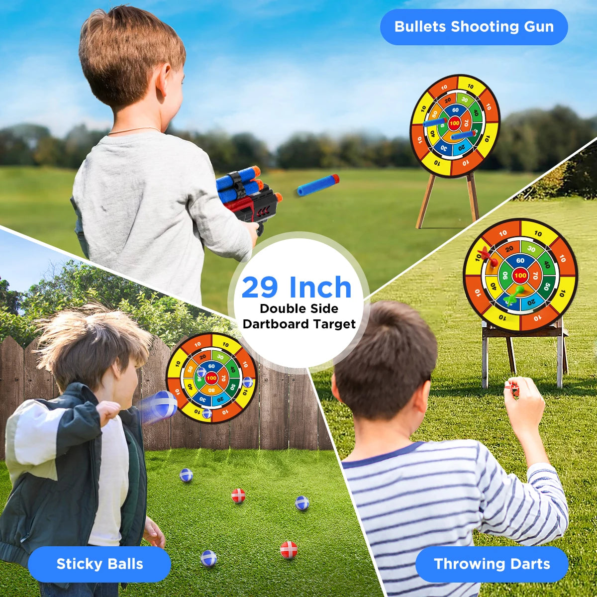 VATOS Bow Arrow Toy Set For Kids Archery Night Light